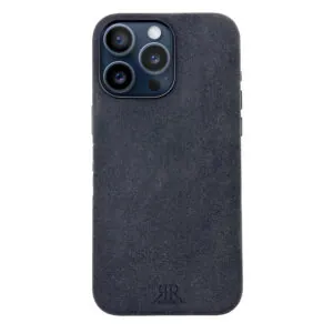 Husa iPhone MagSafe Alcantara Dark Gray