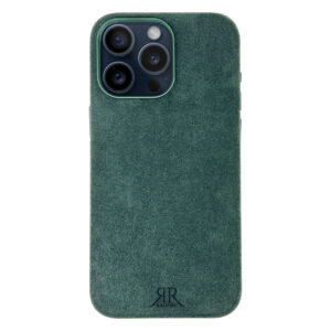 Husa iPhone MagSafe Alcantara Midnight Green